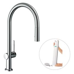 hansgrohe Talis M54, Einhebel-Küchenmischer 210mm 7l/min sBox, Chrom, 2jet Ausziehb... HANSGROHE-72801000 4059625255421 (Abb. 1)