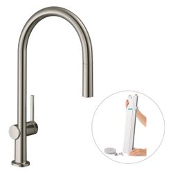 Hansgrohe Talis M54mm, Einhebel-Küchenmischer 210mm, 7l/min, Ausziehauslauf, 1jet, ... HANSGROHE-72803800 4059625255346 (Abb. 1)