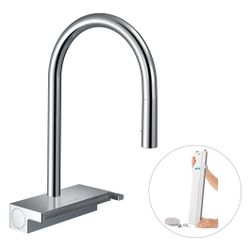 hansgrohe Aquno Select M81 Einhebel-Küchenmischer 170mm 6l/min sBox, Chrom, 3jet, A... HANSGROHE-73831000 4059625255179 (Abb. 1)