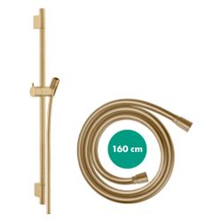 Hansgrohe Unica Brausestange S Puro 65cm, Isiflex Brauseschlauch 160cm, Polished Go... HANSGROHE-28632990 4059625231173 (Abb. 1)