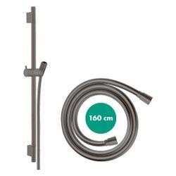 hansgrohe Unica Brausestange S Puro 718mm Schwarz/Chrom gebürstet mit Isiflex Braus... HANSGROHE-28632340 4059625231142 (Abb. 1)