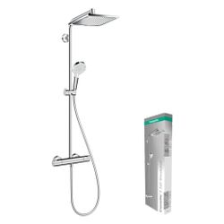 hansgrohe Crometta E Showerpipe 240mm 1jet 15l/min mit Thermostat, Chrom... HANSGROHE-27271000 4011097775906 (Abb. 1)
