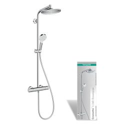 hansgrohe Crometta S Showerpipe 240mm 1jet 16l/min mit Thermostat, Chrom... HANSGROHE-27267000 4011097775944 (Abb. 1)