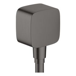 Hansgrohe FixFit Wandanschluss, Rückflussverhinderer, DN 15, Brushed Black Chrome... HANSGROHE-26457340 4011097891866 (Abb. 1)