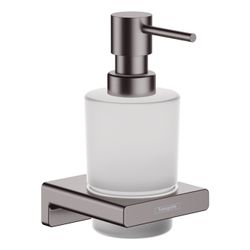 hansgrohe AddStoris Lotionspender, Schwarz/Chrom gebürstet... HANSGROHE-41745340 4059625296547 (Abb. 1)