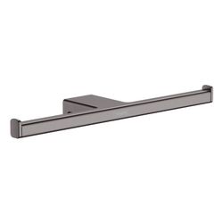 hansgrohe AddStoris Toilettenpapierhalter doppelt ohne Deckel, Schwarz/Chrom gebürs... HANSGROHE-41748340 4059625297353 (Abb. 1)