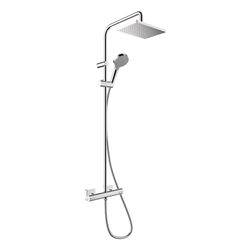 hansgrohe Vernis Shape Showerpipe 230mm 1jet 15,2l/min mit Thermostat, Chrom... HANSGROHE-26286000 4059625314753 (Abb. 1)