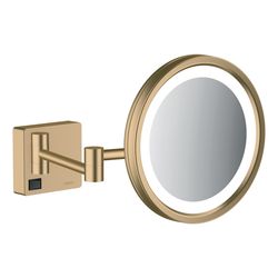 hansgrohe AddStoris Rasierspiegel mit LED Leuchte, Bronze gebürstet... HANSGROHE-41790140 4059625321911 (Abb. 1)