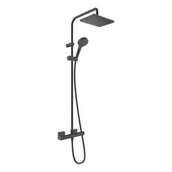 hansgrohe Vernis Shape Showerpipe 230mm 1jet 15,2l/min mit Thermostat, Mattschwarz... HANSGROHE-26286670 4059625330074 (Abb. 1)