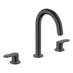 hansgrohe Vernis Blend 3-Loch Waschtischarmatur mit Zugstangen-Garnitur, Mattschwar... HANSGROHE-71553670 4059625326190 (Abb. 1)