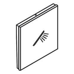 Hansgrohe Symbol Handbrause RainSelect, Weiß, 93106450... HANSGROHE-93106450 4059625165874 (Abb. 1)
