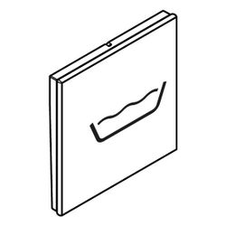 hansgrohe Druckknopf Symbol Wanne für RainSelect, Chrom... HANSGROHE-93303000 4059625164655 (Abb. 1)