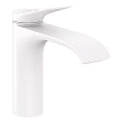 hansgrohe Vivenis Einhebel-Waschtischmischer 110mm 5l/min Mattweiß mit Zugstangen-G... HANSGROHE-75020700 4059625334904 (Abb. 1)