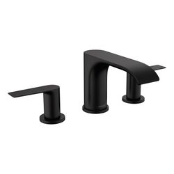 hansgrohe Vivenis 3-Loch Waschtischarmatur 90mm 5l/min Mattschwarz mit Zugstangen-G... HANSGROHE-75033670 4059625337387 (Abb. 1)
