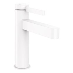 hansgrohe Finoris Waschtischmischer 110mm 5l/min mit Zugstangen-Garnitur, Mattweiß... HANSGROHE-76020700 4059625334416 (Abb. 1)