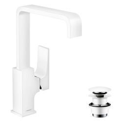 Hansgrohe Metropol Einhebel-Waschtischmischer 230mm 5l/min Mattweiß Ausladung 165mm... HANSGROHE-32511700 4059625231241 (Abb. 1)