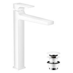 hansgrohe Metropol Einhebel-Waschtischmischer 260mm 5l/min Mattweiß 204mm, Hebelgri... HANSGROHE-32512700 4059625231517 (Abb. 1)