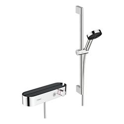 hansgrohe Pulsify Select S Brausesystem 105mm 3jet Relaxation, ShowerTablet 400, Br... HANSGROHE-24260000 4059625368268 (Abb. 1)