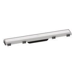 hansgrohe RainDrain Match Fertigset Duschrinne 600mm, Mattweiß, mit höhenverstellba... HANSGROHE-56036700 4059625350508 (Abb. 1)