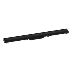 hansgrohe RainDrain Match Fertigset Duschrinne 800mm, Mattschwarz, mit höhenverstel... HANSGROHE-56038670 4059625350393 (Abb. 1)