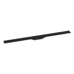 hansgrohe RainDrain Flex Fertigset Duschrinne 1200mm kürzbar, Mattschwarz zur Wandm... HANSGROHE-56054670 4059625349502 (Abb. 1)