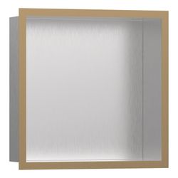 Hansgrohe XtraStoris Individual Wandnische Edelstahl gebürstet mit Designrahmen 300... HANSGROHE-56097140 4059625348888 (Abb. 1)