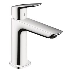hansgrohe Logis Einhebel-Waschtischmischer 110mm 5l/min Fine Chrom mit Zugstangen-G... HANSGROHE-71251000 4059625356210 (Abb. 1)