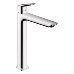 hansgrohe Logis Einhebel-Waschtischmischer 240mm 5l/min Fine Chrom für Aufsatzwasch... HANSGROHE-71257000 4059625356067 (Abb. 1)