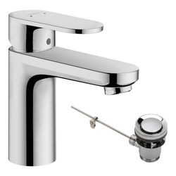 hansgrohe Vernis Blend Einhebel-Waschtischmischer 100mm 5l/min mit Metall-Zugstange... HANSGROHE-71559000 4059625316160 (Abb. 1)