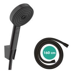hansgrohe Pulsify Select S Brausehalterset 105mm 11,4l/min 3jet Relaxation, Mattsch... HANSGROHE-24303670 4059625358429 (Abb. 1)