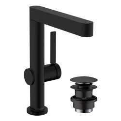 hansgrohe Finoris Waschtischmischer 230mm 5l/min Schwenkauslauf mit Push-Open Garni... HANSGROHE-76060670 4059625336557 (Abb. 1)