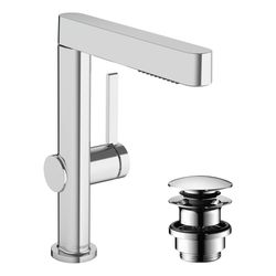 hansgrohe Finoris Waschtischmischer 230mm 5l/min Ausziehbrause 2jet mit Push-Open G... HANSGROHE-76063000 4059625336533 (Abb. 1)