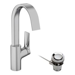 Hansgrohe Vivenis Einhebel-Waschtischmischer 210mm, 5l/min, Schwenkauslauf, Zugstan... HANSGROHE-75030000 4059625334751 (Abb. 1)