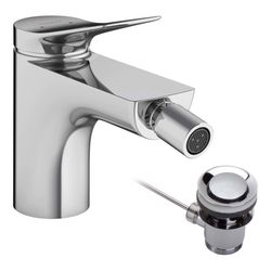 hansgrohe Vivenis Einhebel-Bidetmischer 7,5l/min mit Zugstangen-Garnitur, Chrom... HANSGROHE-75200000 4059625335369 (Abb. 1)