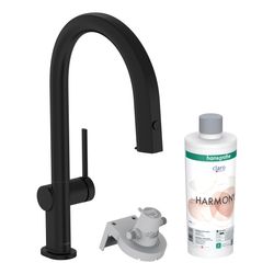 hansgrohe Aqittura FilterSystem M91, Einhebel-Küchenmischer 210mm 6,5l/min Mattschw... HANSGROHE-76801670 4059625391136 (Abb. 1)