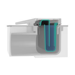 hansgrohe uBox universal Grundkörper für Duschrinnen Ablaufgehäuse für flache Insta... HANSGROHE-01000180 4059625350867 (Abb. 1)