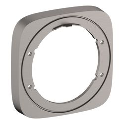 hansgrohe Verlängerungsrosette, Schwarz/Chrom gebürstet... HANSGROHE-15597340 4059625346792 (Abb. 1)