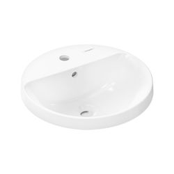 hansgrohe Xuniva S Einbauwaschtisch 450x450mm mit Hahnloch und Überlauf, Weiß... HANSGROHE-60159450 4059625475447 (Abb. 1)