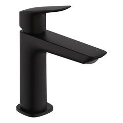 hansgrohe Logis Einhebel-Waschtischmischer 110mm 5l/min Fine, Mattschwarz mit Zugst... HANSGROHE-71251670 4059625462096 (Abb. 1)