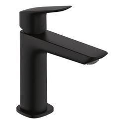 hansgrohe Logis Einhebel-Waschtischmischer 110mm 5l/min Fine CoolStart, Mattschwarz... HANSGROHE-71255670 4059625462171 (Abb. 1)