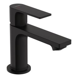 hansgrohe Rebris E Einhebel-Waschtischmischer 80mm 5l/min CoolStart, Mattschwarz oh... HANSGROHE-72554670 4059625412510 (Abb. 1)