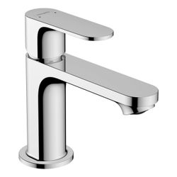 Hansgrohe Rebris S Einhebel-Waschtischmischer 80mm, mit Zugstangen-Ablaufgarnitur, ... HANSGROHE-72135000 4059625807217 (Abb. 1)