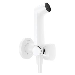 Hansgrohe Bidette Handbrause 1jet S EcoSmart 6,2l/min für Warmwasser, Brausehalter,... HANSGROHE-29232700 4059625405994 (Abb. 1)