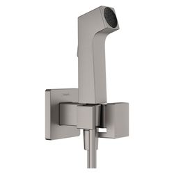 Hansgrohe Bidette Handbrause 1jet E EcoSmart 6,2l/min für Warmwasser, Brausehalter,... HANSGROHE-29233340 4059625406137 (Abb. 1)