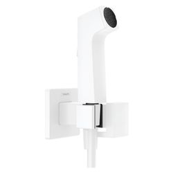 Hansgrohe Bidette Handbrause 1jet E EcoSmart 6,2l/min für Warmwasser, Brausehalter,... HANSGROHE-29233700 4059625406113 (Abb. 1)