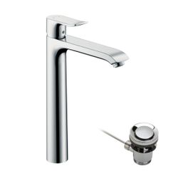 hansgrohe Metris Einhebel-Waschtischmischer 260mm 5l/min für Aufsatzwaschtische mit... HANSGROHE-31082000 4011097660981 (Abb. 1)