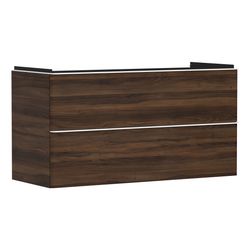 Hansgrohe Xelu Q Waschtischunterschrank Nussbaum Dunkel 1180x475mm, Griff Mattweiß ... HANSGROHE-54038700 4059625455692 (Abb. 1)
