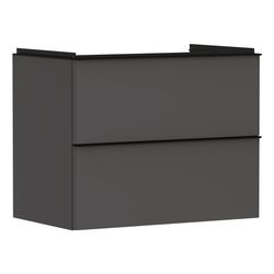 hansgrohe Xelu Q Waschtischunterschrank Diamantgrau Matt 780x475mm, Griff Mattschwa... HANSGROHE-54028670 4059625455500 (Abb. 1)