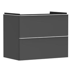 Hansgrohe Xelu Q Waschtischunterschrank Diamantgrau Matt 780x475mm, Griff Mattweiß ... HANSGROHE-54028700 4059625455494 (Abb. 1)