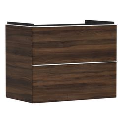 Hansgrohe Xelu Q Waschtischunterschrank Nussbaum Dunkel 780x475mm, Griff Mattweiß m... HANSGROHE-54030700 4059625455432 (Abb. 1)